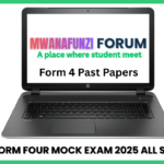 Kibaha Form Four Mock Exam 2025 All Subjects