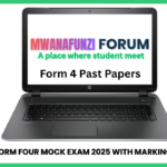 Manyara Form Four Mock Exam 2025 with Marking Schemes