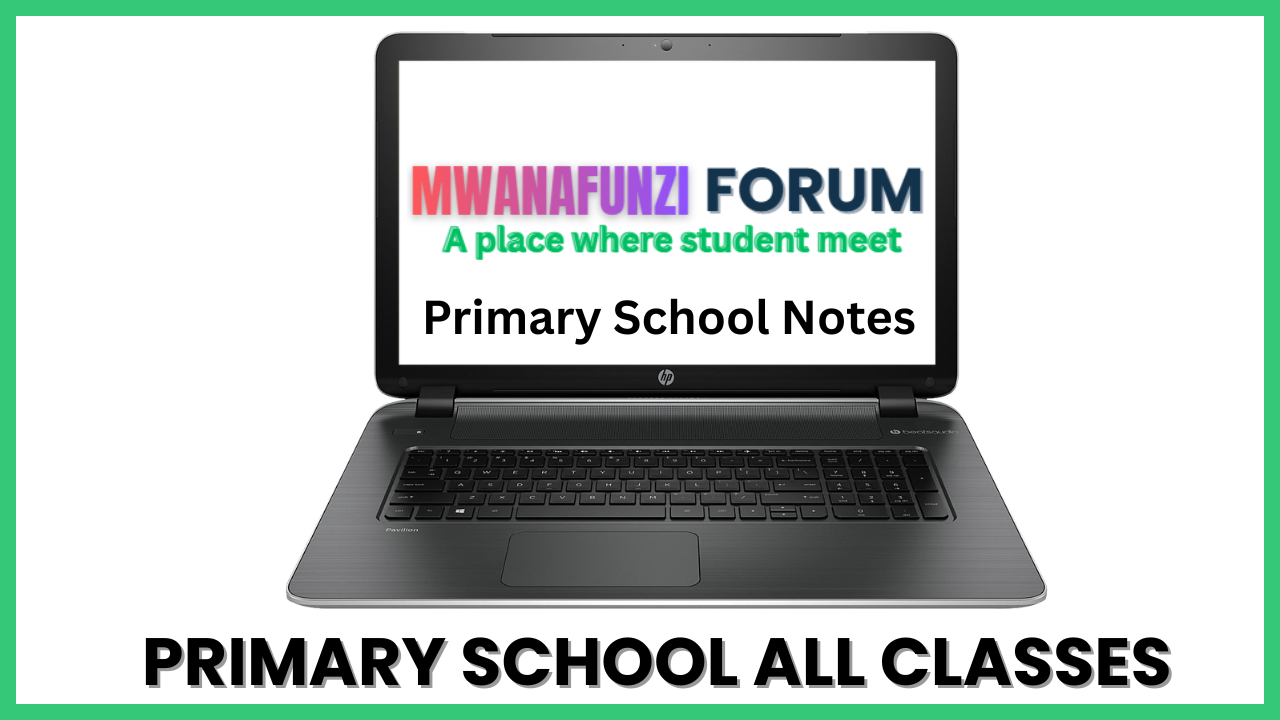 Primary School Notes All Classes Kiswahili and English (New Syllabus)