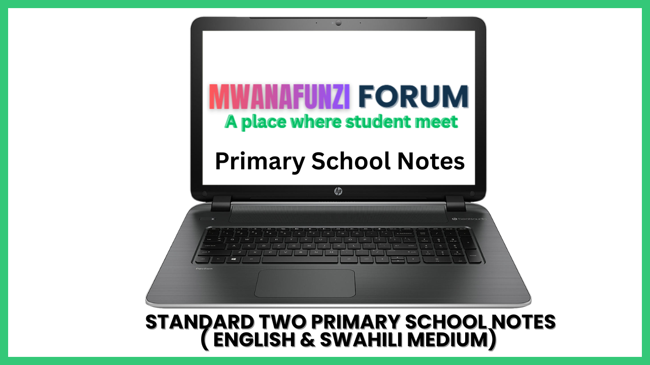Standard Two Primary School Notes ( English & Swahili Medium)