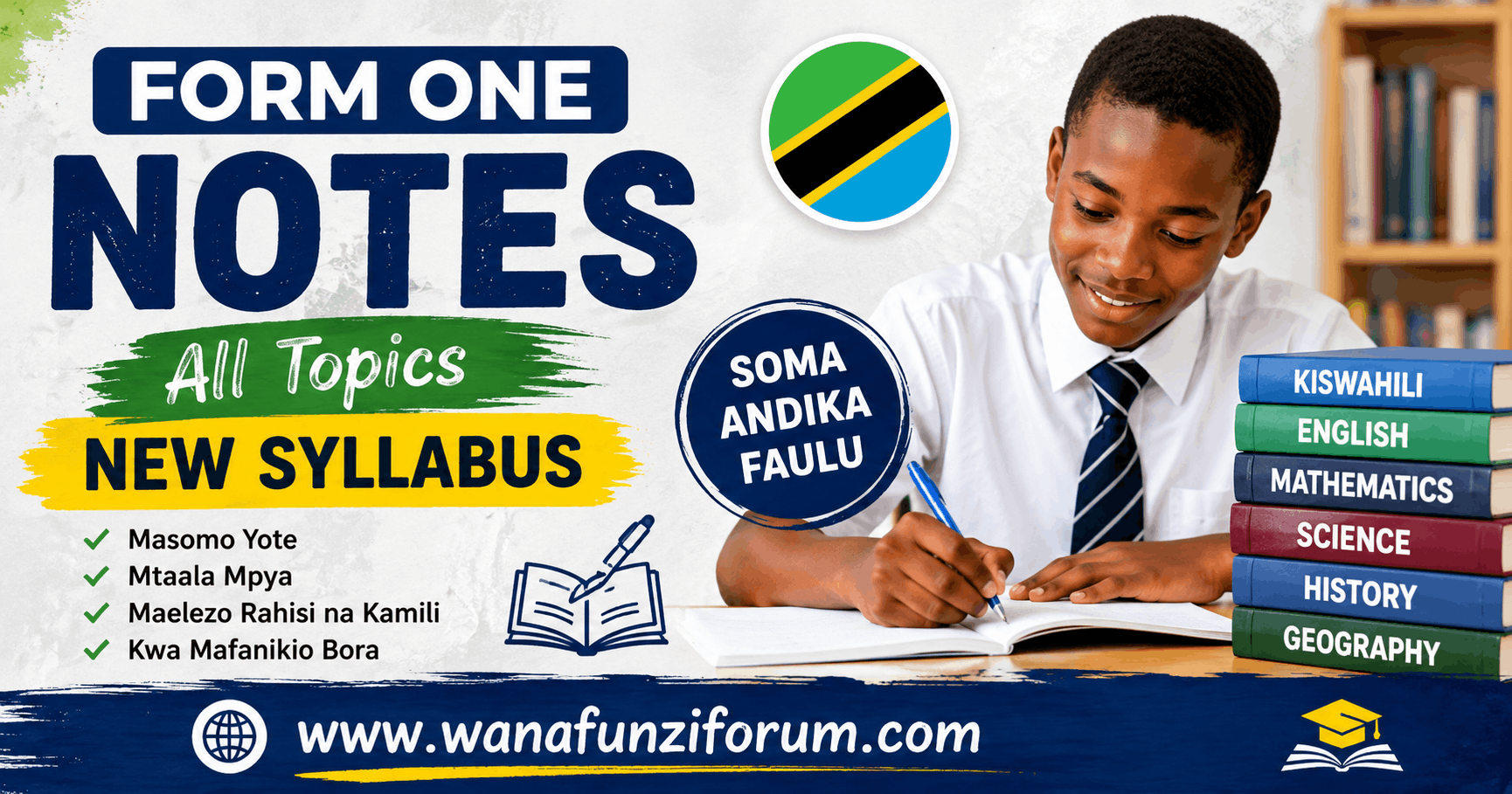 Form One Mathematics Notes All Topics New Syllabus