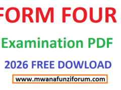 Form Four Mock Exam Series Iramba DC 2026 With Marking Schemes